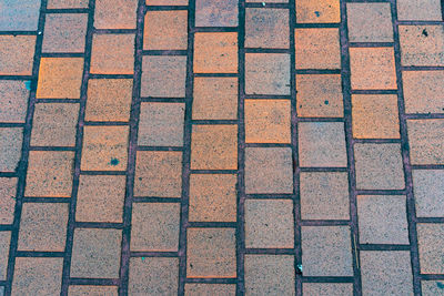 Full frame shot of cobblestone street