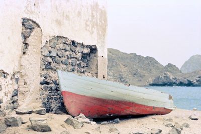 Boats in sea