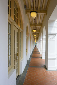 Corridor of building