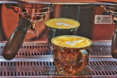 Close-up of drink on table