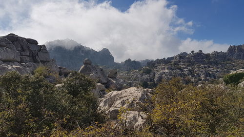 Panoramic view of landscape against sky