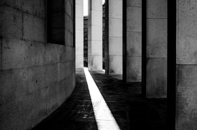 View of corridor of building