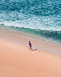 Full length of man on beach