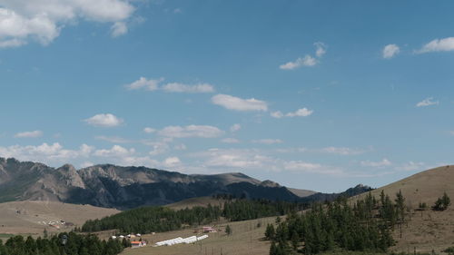 Scenic view of landscape against sky