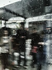 Rain drops on glass