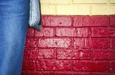 Close-up of red fabric