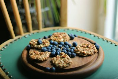 Close-up of breakfast served in bowl