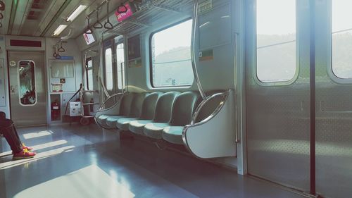 Interior of subway