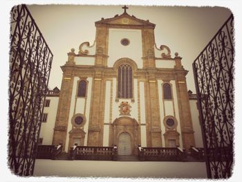 Low angle view of church against sky