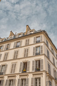 Low angle view of building against sky