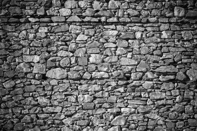 Full frame shot of stone wall