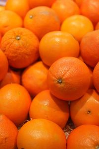 Full frame shot of oranges in market