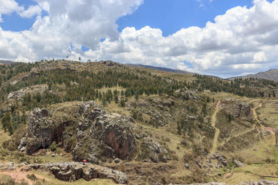 Panoramic view of landscape against sky