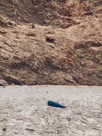 High angle view of pebble on beach