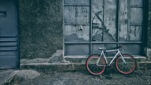 Close-up of bicycle