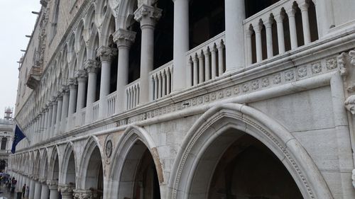 Low angle view of historical building