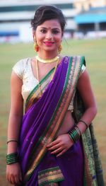 Portrait of a smiling young woman