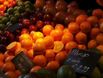 Full frame shot of food for sale