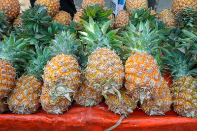 Close-up of fruits for sale in market