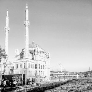 View of cathedral against clear sky