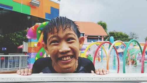 Portrait of a smiling boy