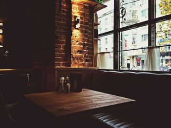 View of an empty restaurant