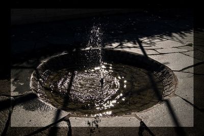 View of fountain
