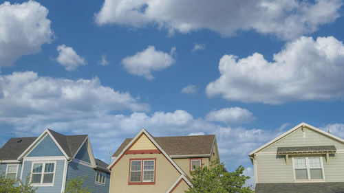 Houses against sky