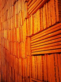 Full frame shot of wooden wall