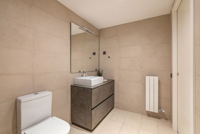 Interior of bathroom