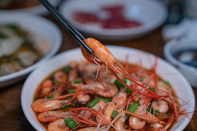 Shrimp stir-fry
