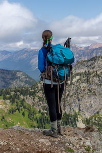 Hiking scenes in the beautiful north cascades wilderness.