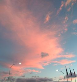 Scenic view of sky during sunset