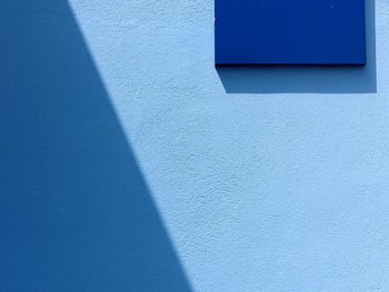 Close-up of tree against blue sky