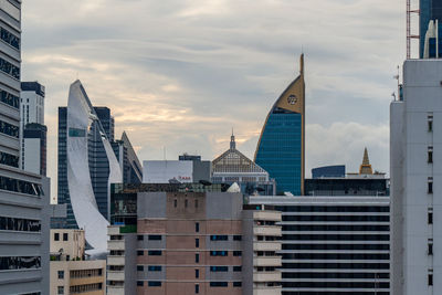 Bangkok, thailand - 12 august 2022 - view of bangkok cityscape high-rises