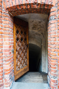 Entrance of old building