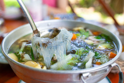 Close-up of food in bowl