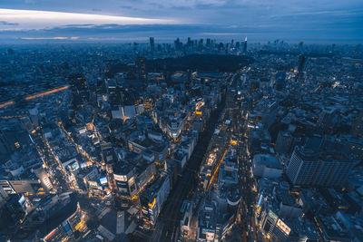 Aerial view of cityscape