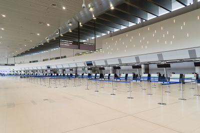 Group of people waiting at airport