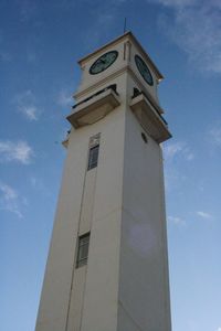Low angle view of building against sky