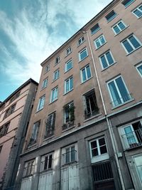 Low angle view of building against sky