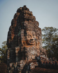 Low angle view of a temple