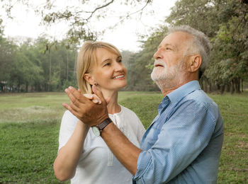 Portrait of a smiling couple