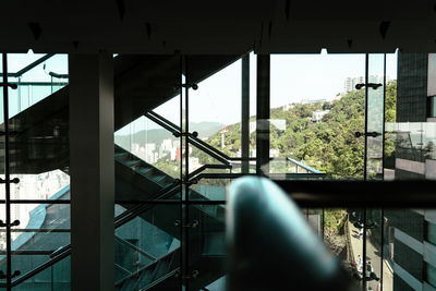 Low angle view of window