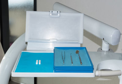 Dental equipment at clinic