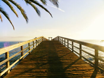 Pier leading to sea
