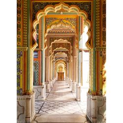 Corridor of historic building