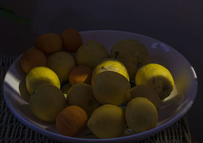 Close-up of fruits in bowl