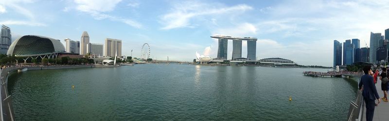 View of city at waterfront
