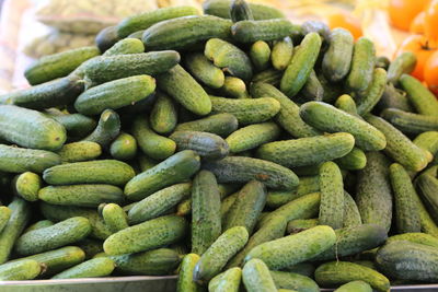 Full frame shot of vegetables for sale at market stall